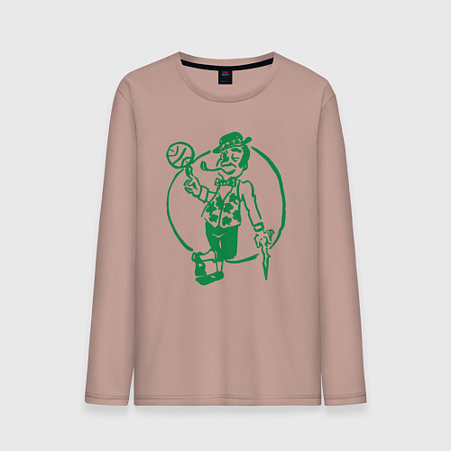 Мужской лонгслив Celtics man / Пыльно-розовый – фото 1