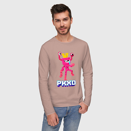 Мужской лонгслив PK XD / Пыльно-розовый – фото 3