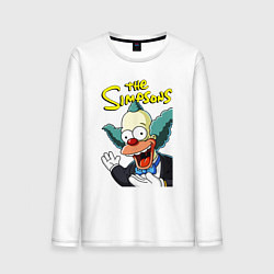 Мужской лонгслив Krusty the clown