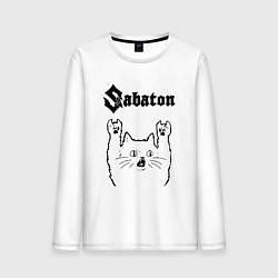 Мужской лонгслив Sabaton - rock cat