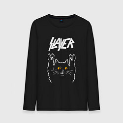 Мужской лонгслив Slayer rock cat