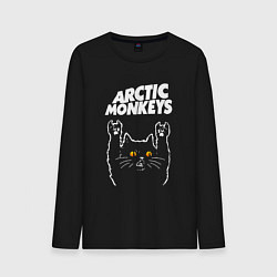 Мужской лонгслив Arctic Monkeys rock cat