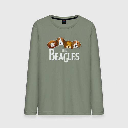 Мужской лонгслив Бигли / Авокадо – фото 1