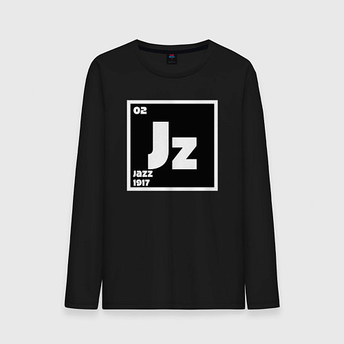 Мужской лонгслив Jazz 1917 / Черный – фото 1