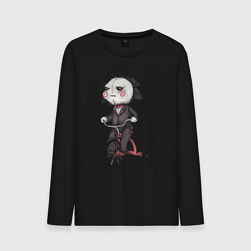 Мужской лонгслив Saw bike / Черный – фото 1