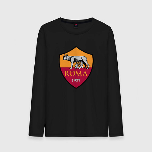 Мужской лонгслив Roma sport fc / Черный – фото 1