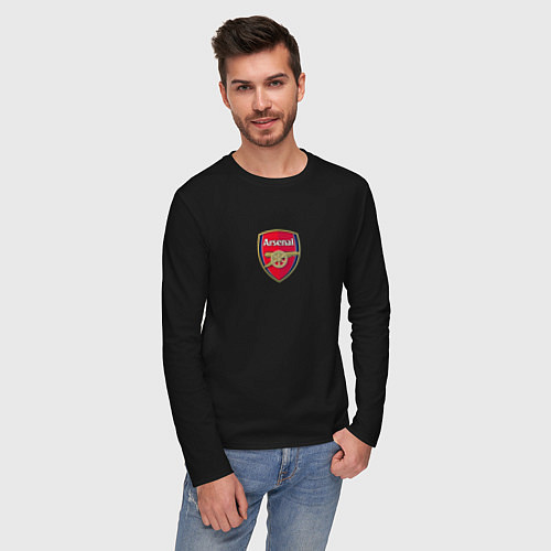 Мужской лонгслив Arsenal fc sport club / Черный – фото 3