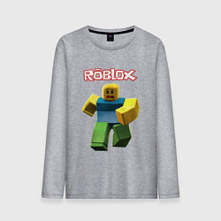 Мужской лонгслив Roblox бегущий персонаж