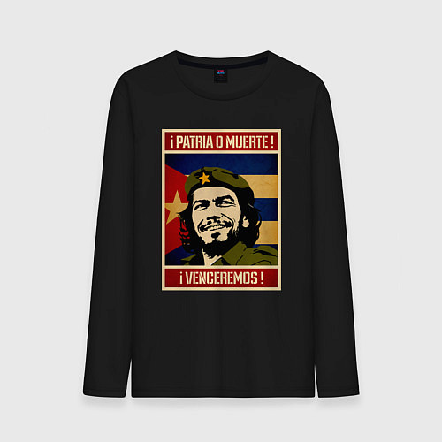 Мужской лонгслив Родина или смерть / Черный – фото 1
