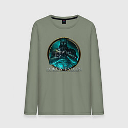 Лонгслив хлопковый мужской Рыцарь lords of the fallen, цвет: авокадо