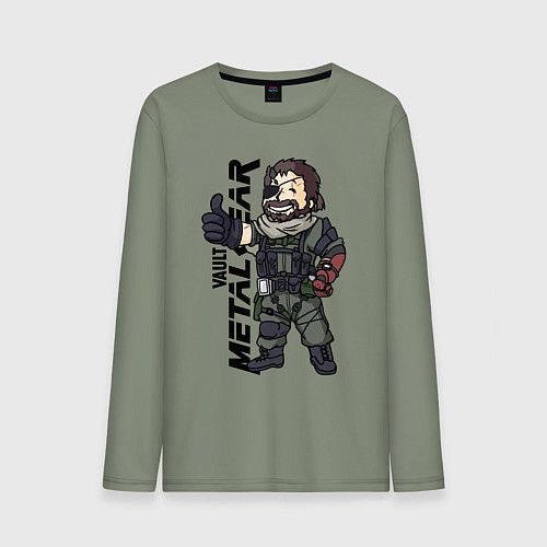 Мужской лонгслив Vault - Snake solid / Авокадо – фото 1