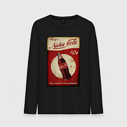 Лонгслив хлопковый мужской Nuka cola price, цвет: черный