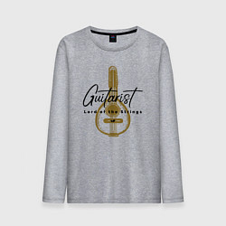 Лонгслив хлопковый мужской Повелитель струн, цвет: меланж