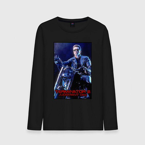 Мужской лонгслив T2 - Arnold / Черный – фото 1