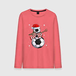 Мужской лонгслив Soccer snowman