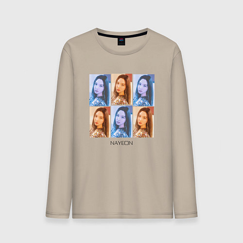 Мужской лонгслив Nayeon Twice Girl / Миндальный – фото 1