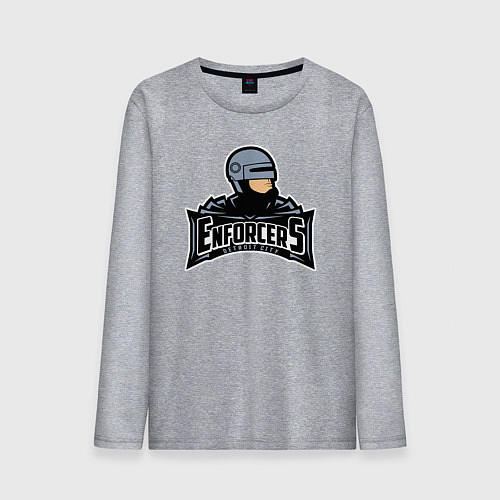 Мужской лонгслив Силовики из Детроита / Меланж – фото 1