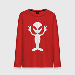 Мужской лонгслив Peace alien