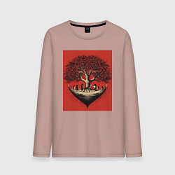 Мужской лонгслив Love tree