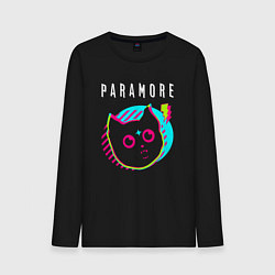 Мужской лонгслив Paramore rock star cat