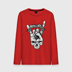 Мужской лонгслив Metallica hand