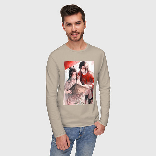 Мужской лонгслив Чэн Хуа Лянь Се / Миндальный – фото 3