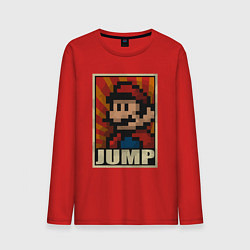 Мужской лонгслив Jump Mario