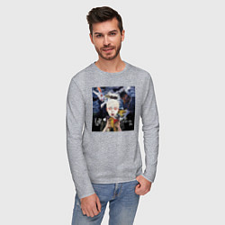 Лонгслив хлопковый мужской Korn - See You on the Other Side, цвет: меланж — фото 2