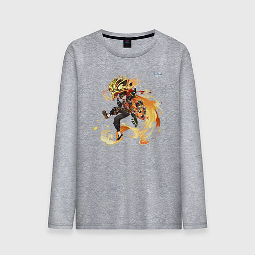 Мужской лонгслив Ип Ка Мин из Геншин Импакт / Меланж – фото 1