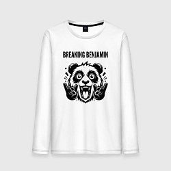Мужской лонгслив Breaking Benjamin - rock panda