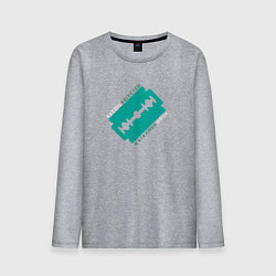 Лонгслив хлопковый мужской Recoil - Alan selected tour, цвет: меланж