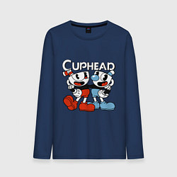 Мужской лонгслив Cuphead and Mugman