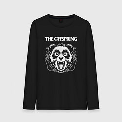 Лонгслив хлопковый мужской The Offspring rock panda, цвет: черный