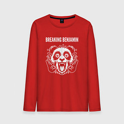 Мужской лонгслив Breaking Benjamin rock panda