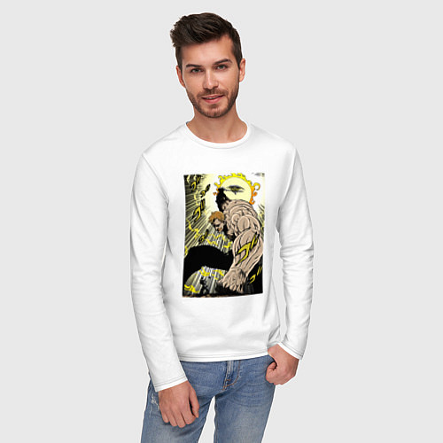 Мужской лонгслив Семь смертных грехов Эсканор / Белый – фото 3