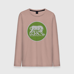 Лонгслив хлопковый мужской Галльский Рим Total War: Rome II - Empire Divided, цвет: пыльно-розовый
