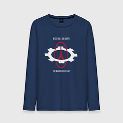 Лонгслив хлопковый мужской Nitzer Ebb feat die krupps, цвет: тёмно-синий