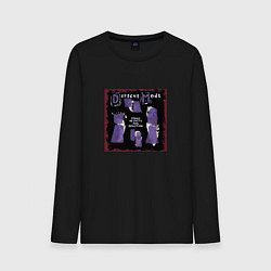 Лонгслив хлопковый мужской Depeche Mode - Песни о вере и преданности, цвет: черный