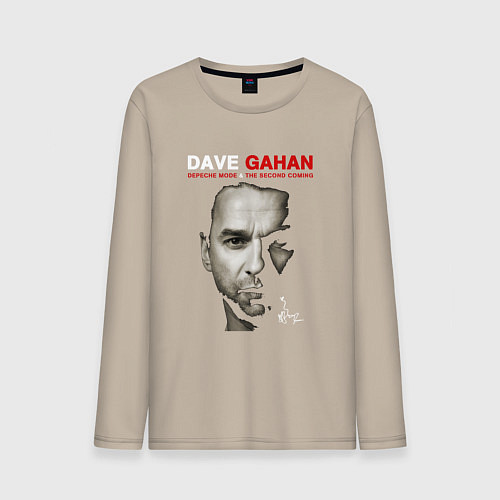 Мужской лонгслив Depeche Mode - Dave and the second coming / Миндальный – фото 1