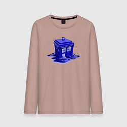 Мужской лонгслив Tardis ink