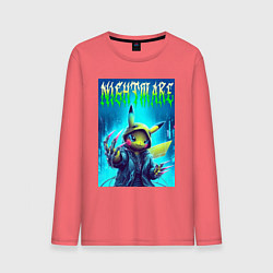 Мужской лонгслив Pikachu - nightmare ai art fantasy