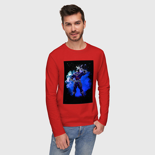 Мужской лонгслив Моя геройская академия Всемогущий Тосинори Яги / Красный – фото 3