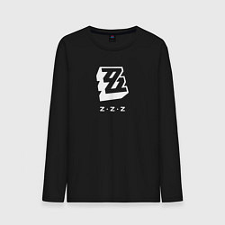 Лонгслив хлопковый мужской Zenless Zone Zero logo, цвет: черный