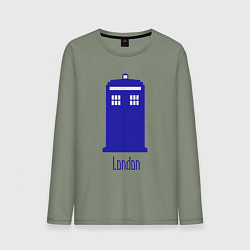 Мужской лонгслив Tardis - London