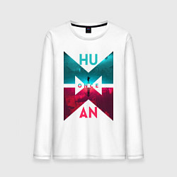 Мужской лонгслив Once human logotype