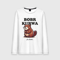 Мужской лонгслив Bobr kurwa