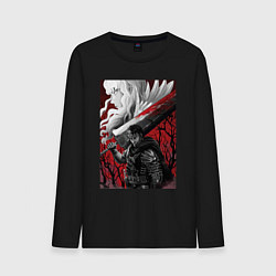 Лонгслив хлопковый мужской Griffith and Gats, цвет: черный