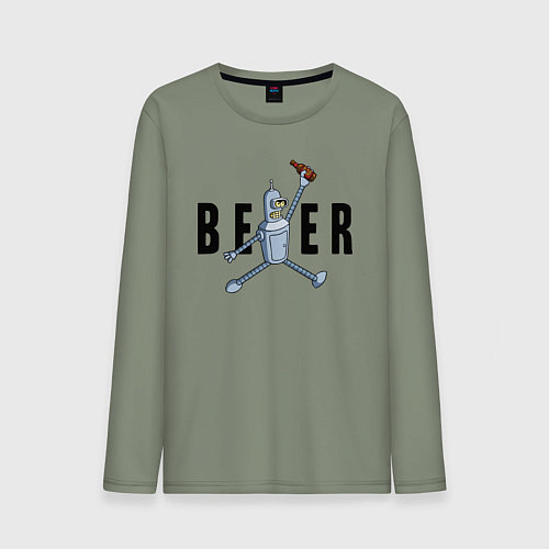 Мужской лонгслив Jordan Bender / Авокадо – фото 1