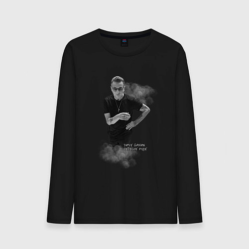 Мужской лонгслив Depeche mode - dave gahan stand / Черный – фото 1