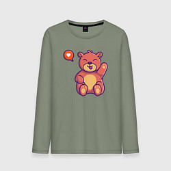 Мужской лонгслив Lovely bear